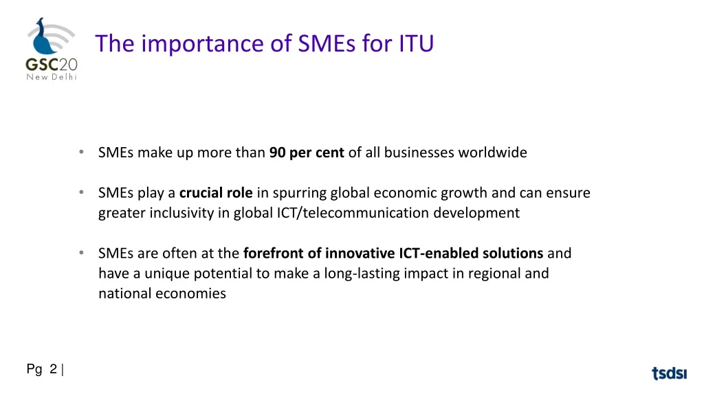 the importance of smes for itu