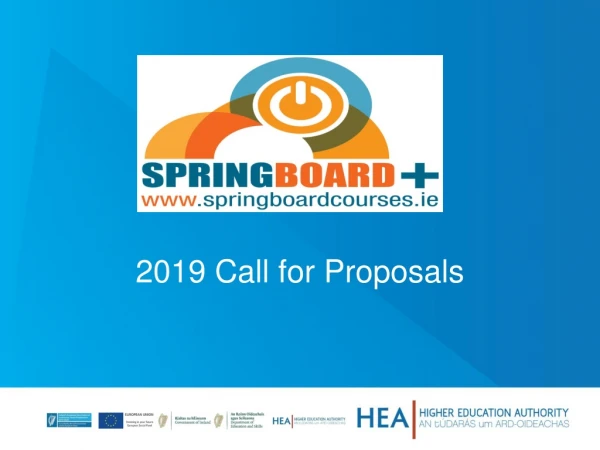 2019 Call for Proposals