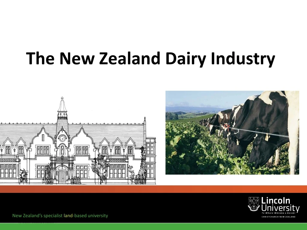 the new zealand dairy industry