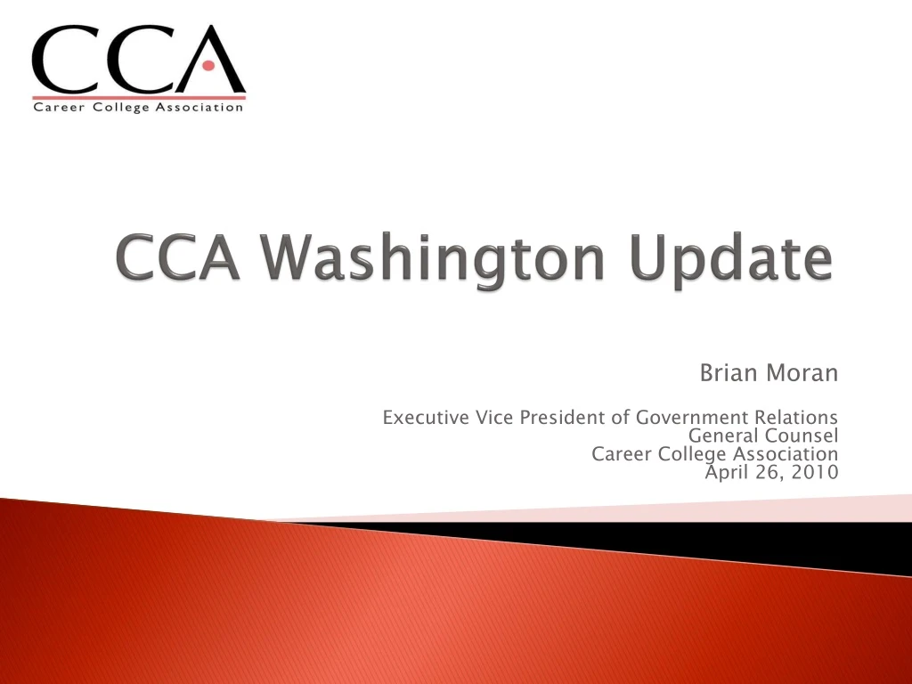 cca washington update