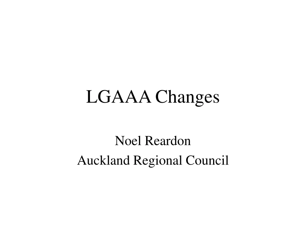 lgaaa changes