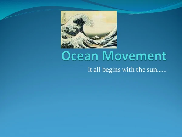 Ocean Movement