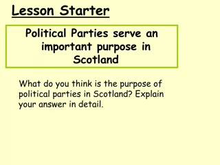 Lesson Starter - slide 1
