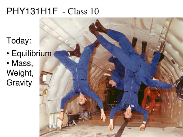 PHY131H1F   - Class 10