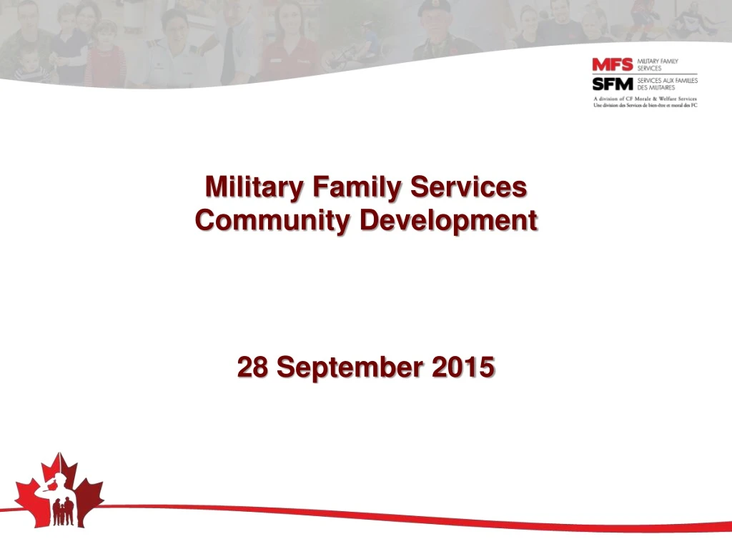 military family services community development