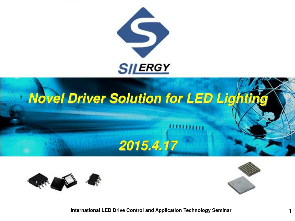 novel driver solution for led lighting 2015 4 17