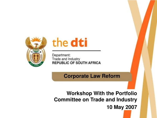 Corporate Law Reform