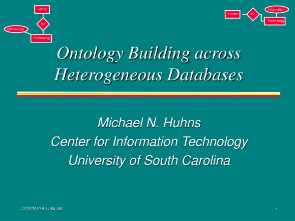 Ontology Building across Heterogeneous Databases
