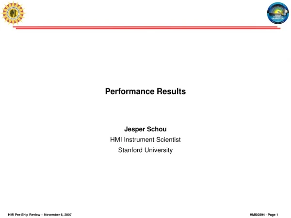 Performance Results