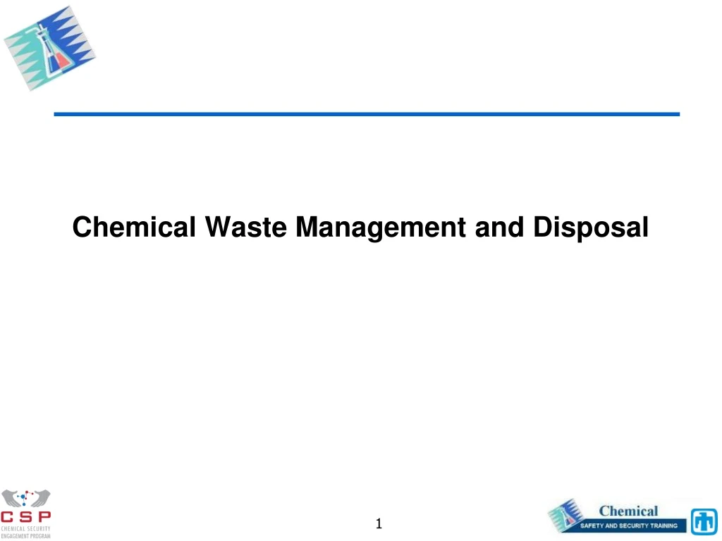 chemical waste management and disposal