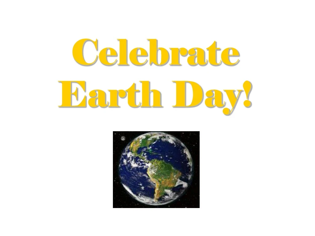 celebrate earth day