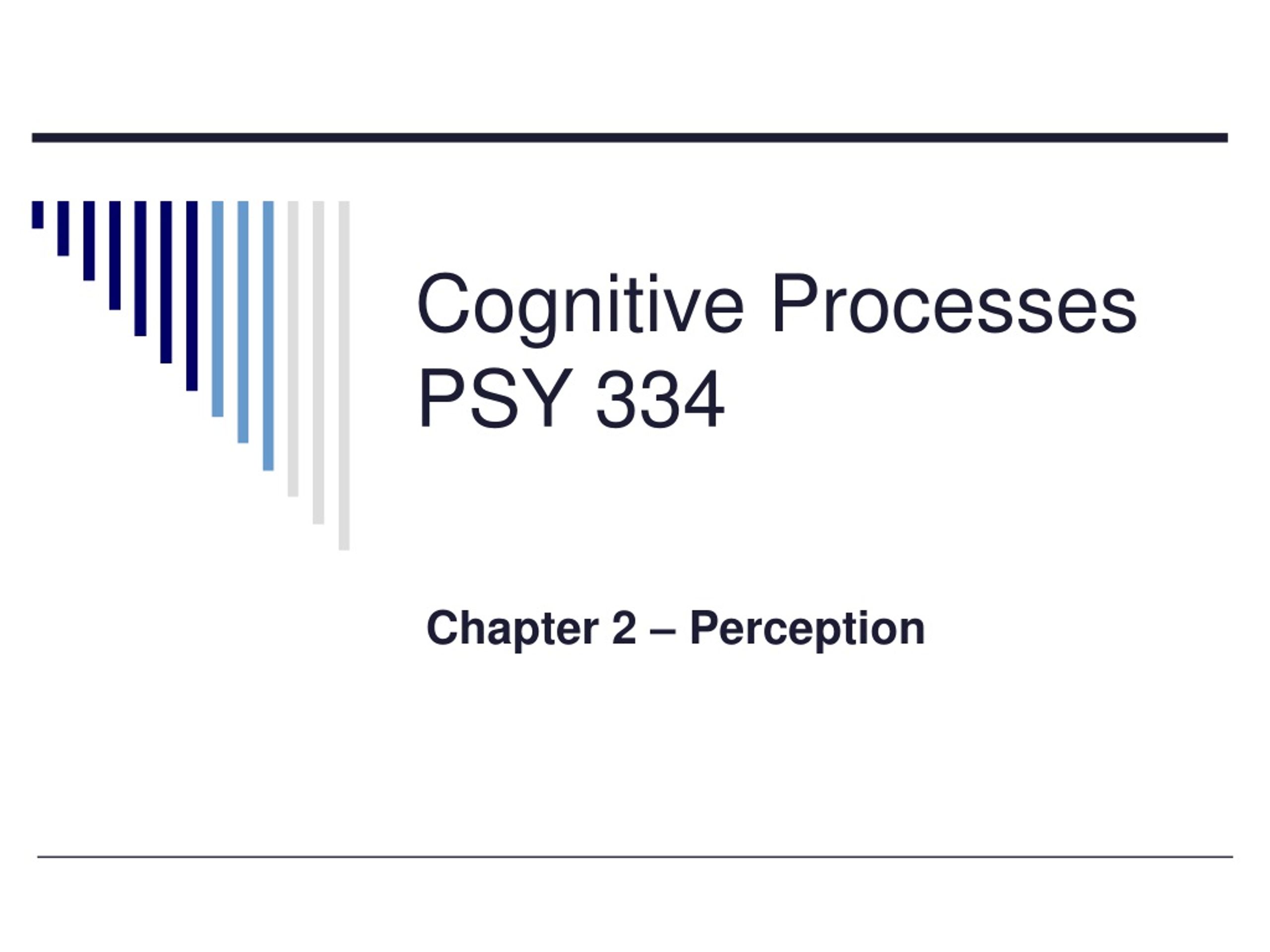 PPT - Visual Perception and Object Recognition: Processes and ...