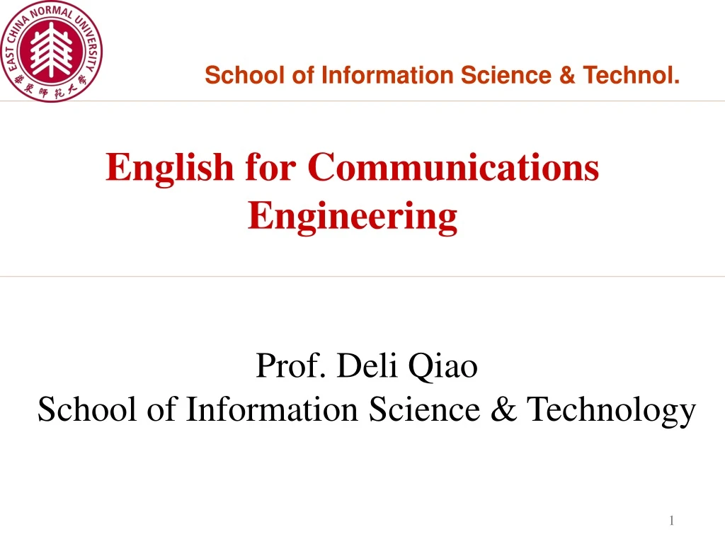 english for communications engineering
