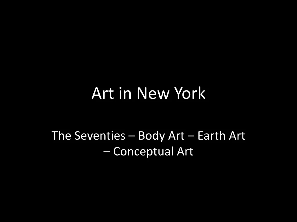 art in new york