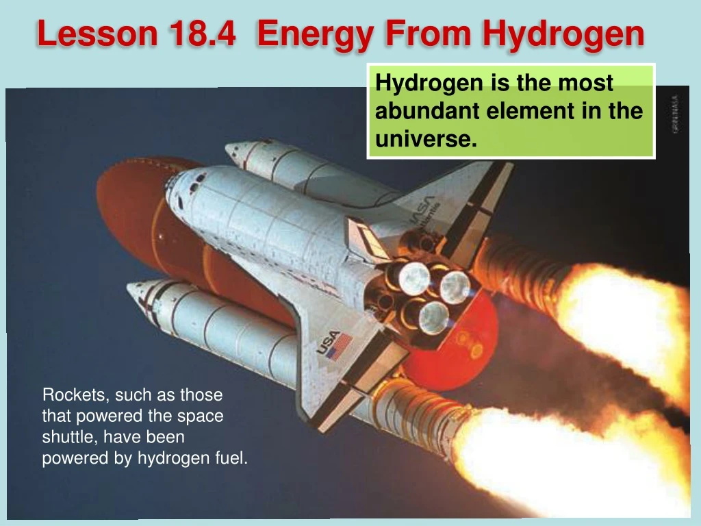 lesson 18 4 energy from hydrogen