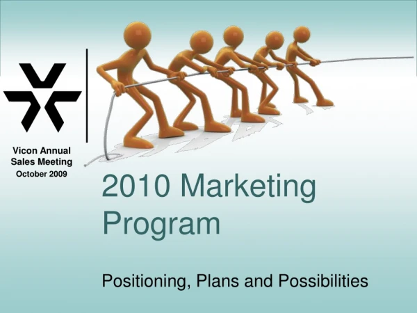 2010 Marketing Program