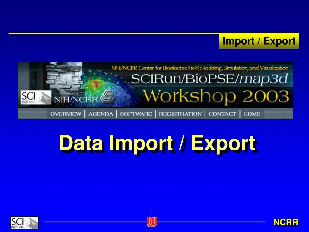 data import export