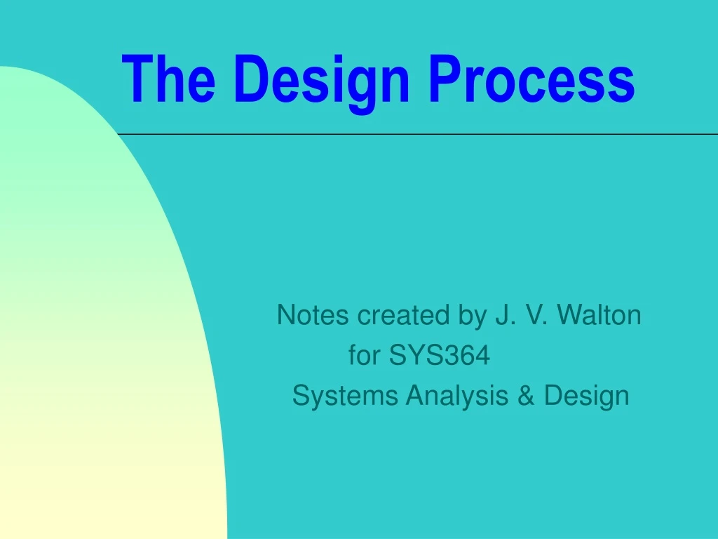 the design process