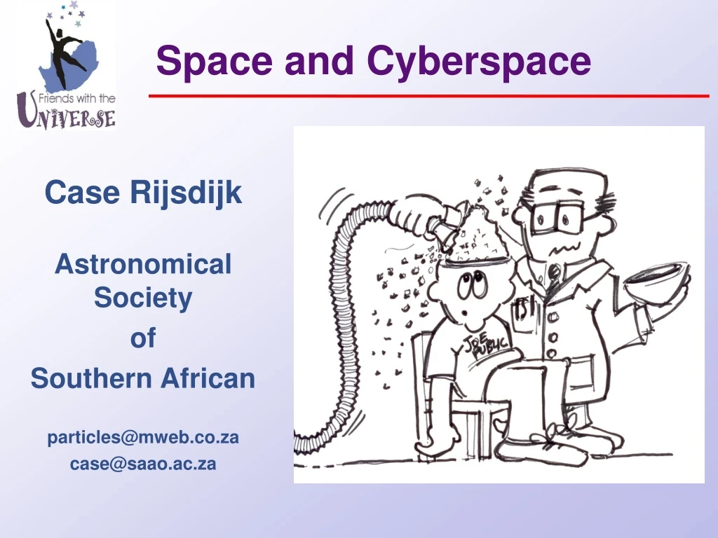 space and cyberspace