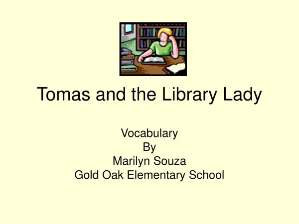 Tomas and the Library Lady