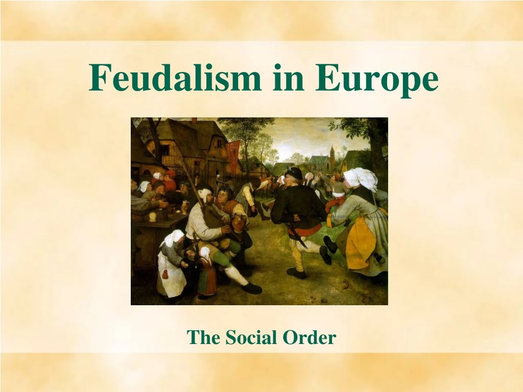 feudalism in europe