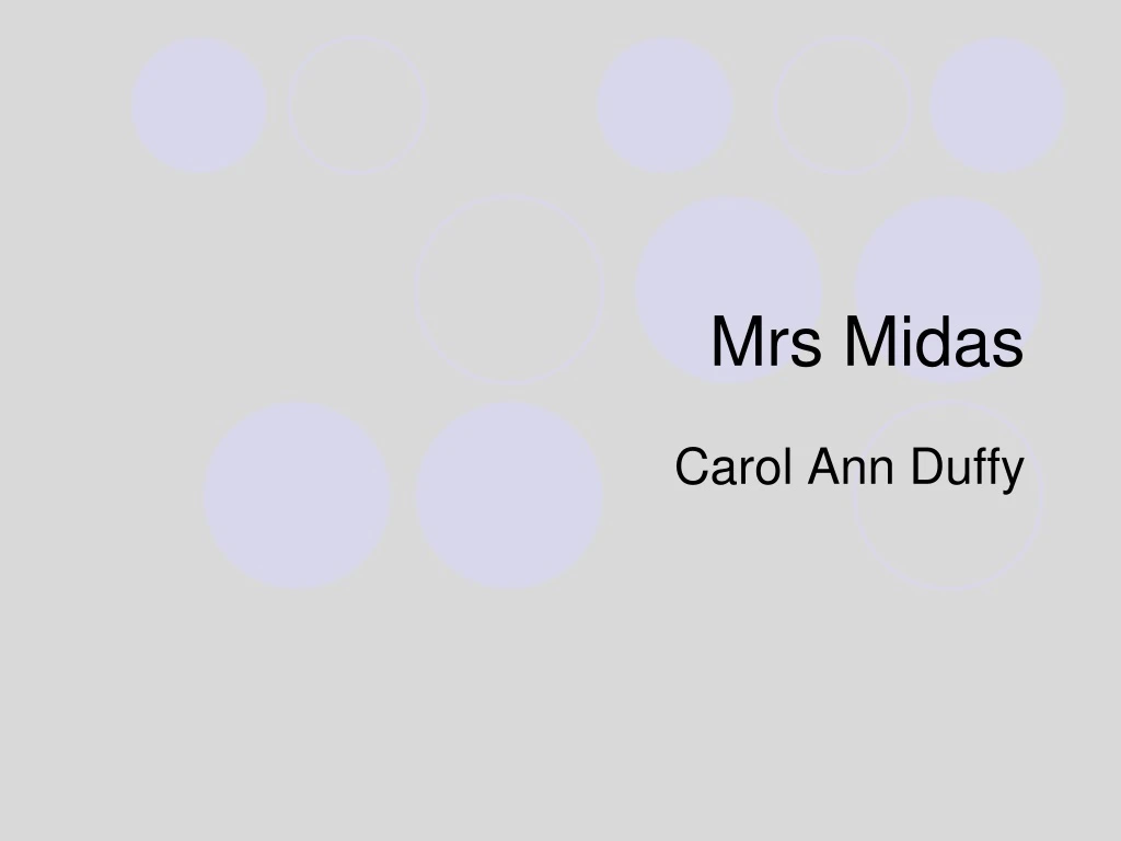 mrs midas