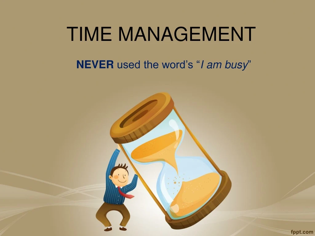 time management