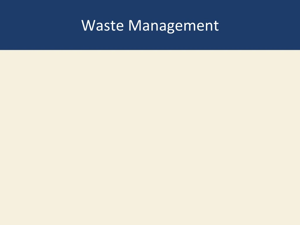 waste management