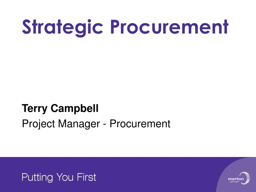 strategic procurement