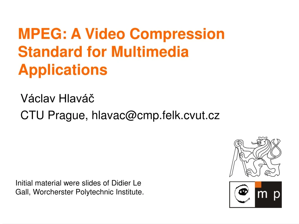 mpeg a video compression standard for multimedia applications