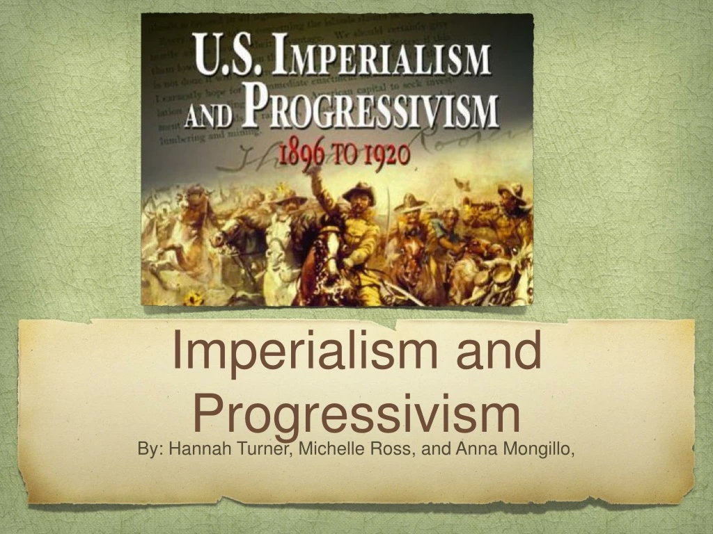 imperialism and progressivism