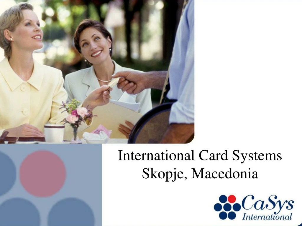 international card systems skopje macedonia