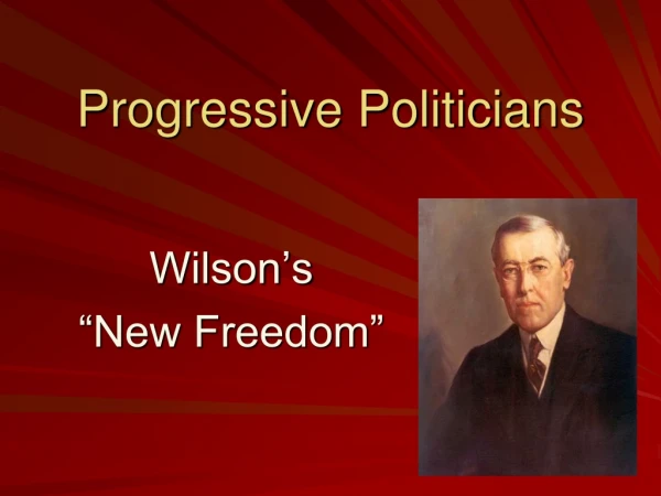 Progressive Politicians