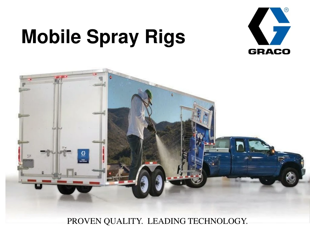 mobile spray rigs