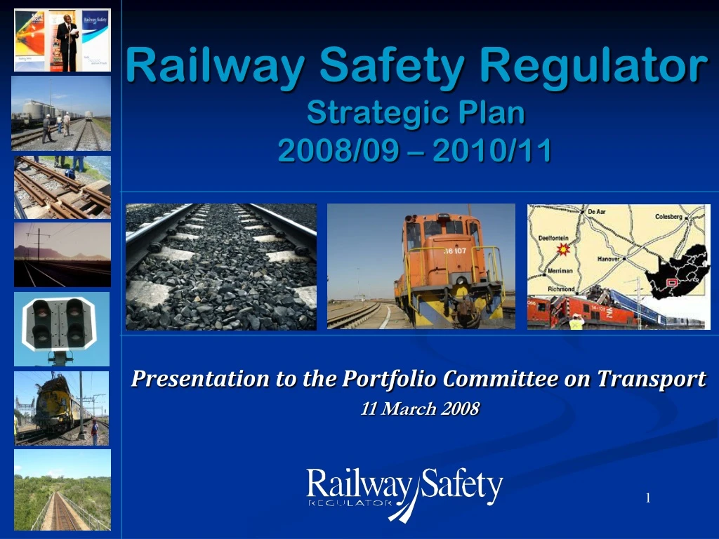 railway safety regulator strategic plan 2008 09 2010 11