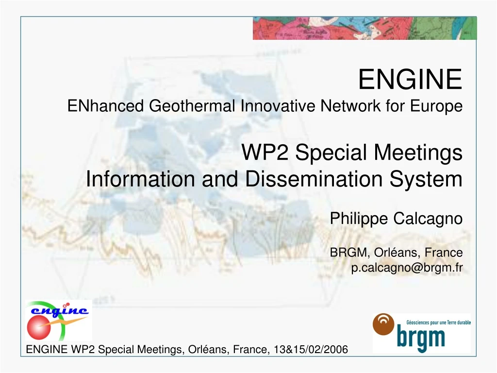 engine enhanced geothermal innovative network