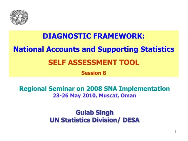 Regional Seminar on 2008 SNA Implementation 23-26 May 2010, Muscat, Oman Gulab Singh