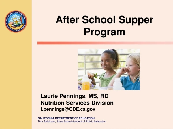 After School Supper Program