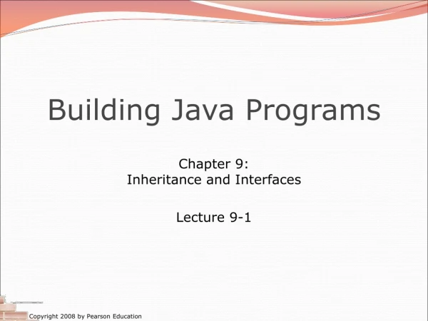 Building Java Programs