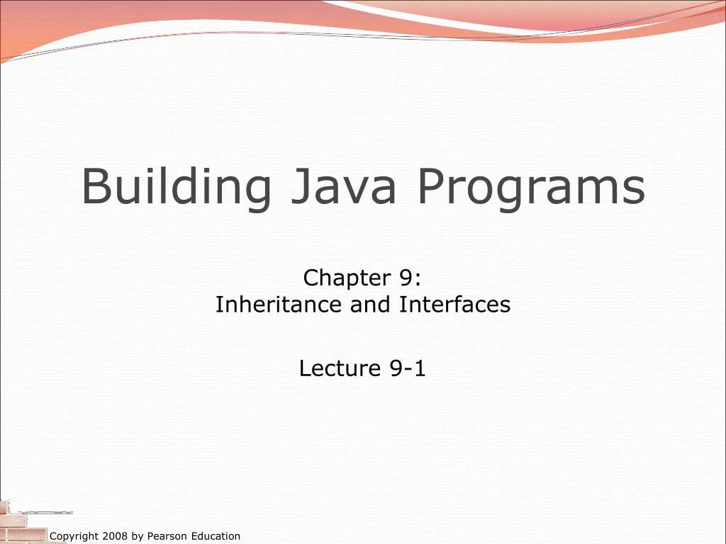 building java programs