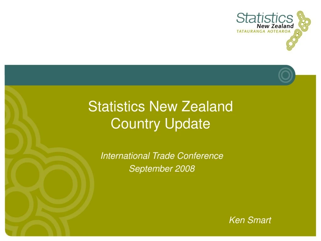 statistics new zealand country update