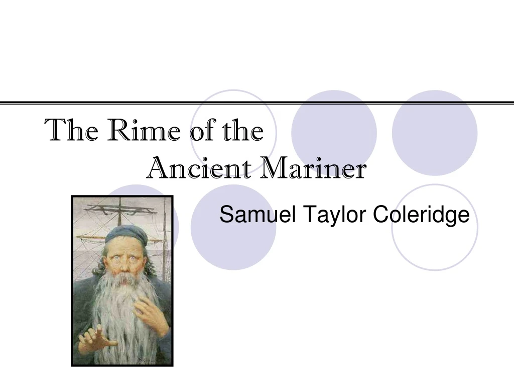 the rime of the ancient mariner