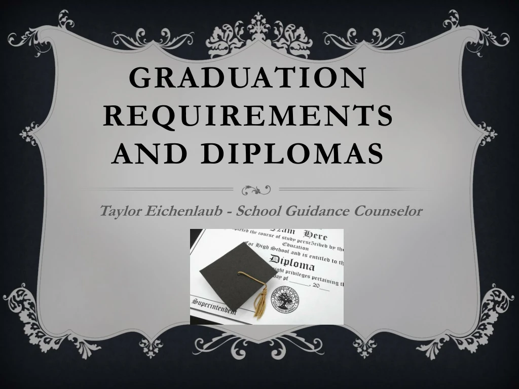 graduation requirements and diplomas