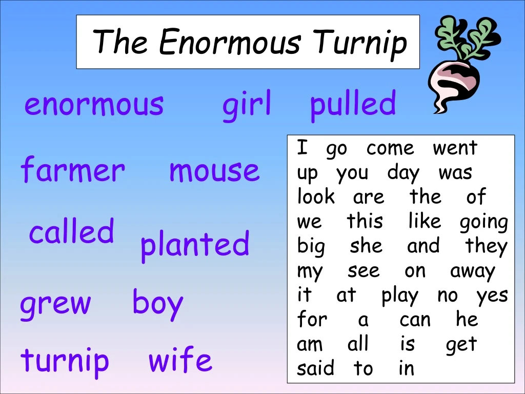 the enormous turnip