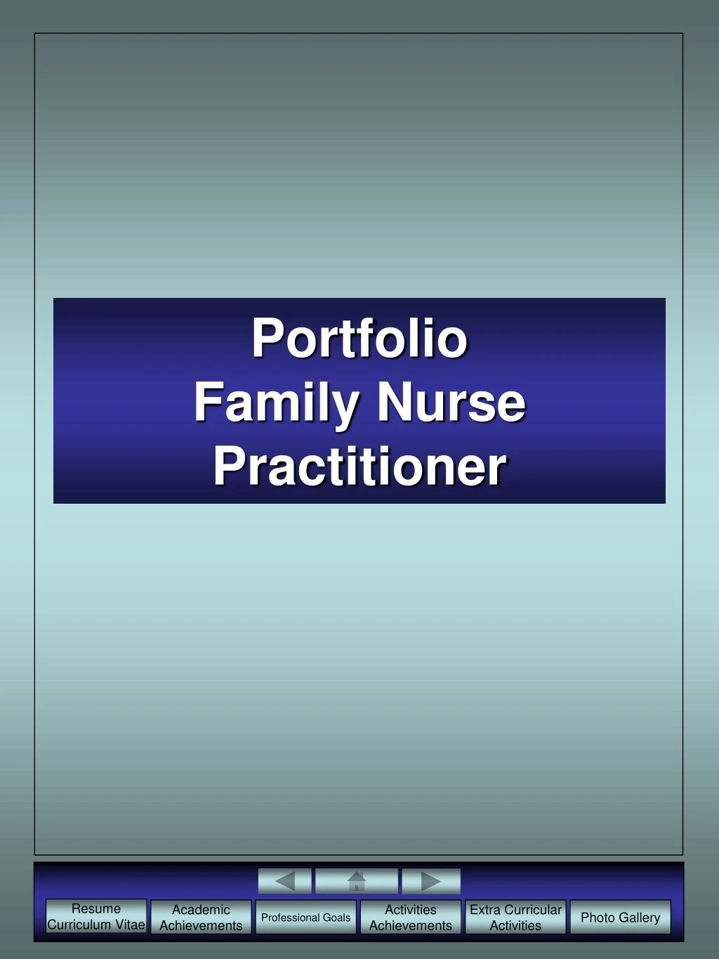 portfolio family nurse practitioner