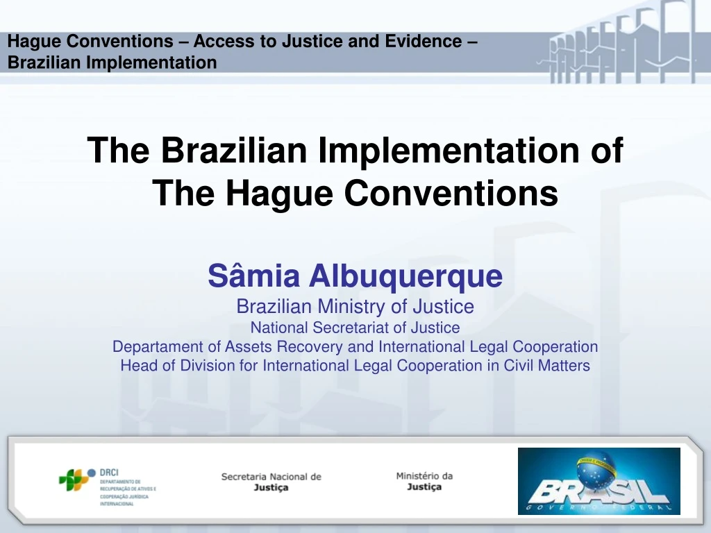 hague conventions access to justice and evidence