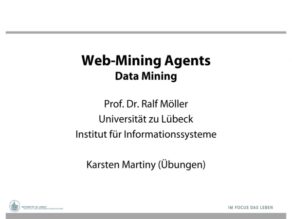 Web-Mining  Agents Data Mining