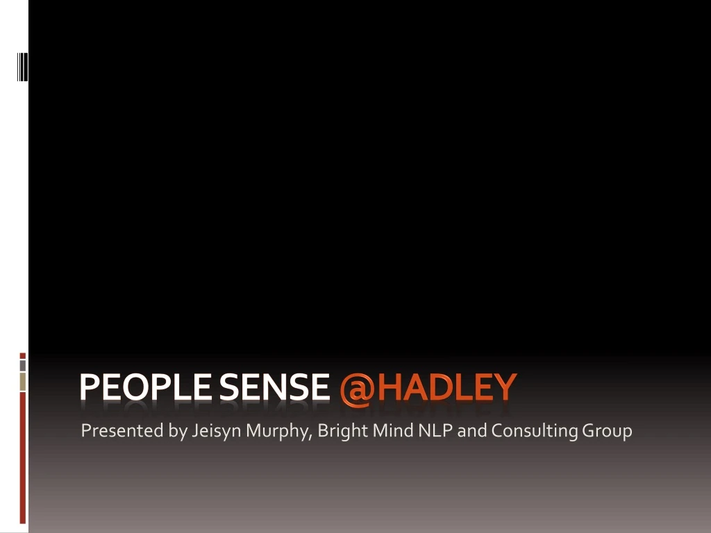 people sense @hadley