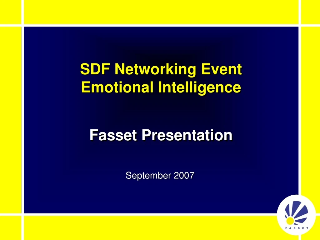 sdf networking event emotional intelligence