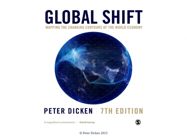 The Centre of Gravity Shifts:  Transforming the Geographies of the Global Economy